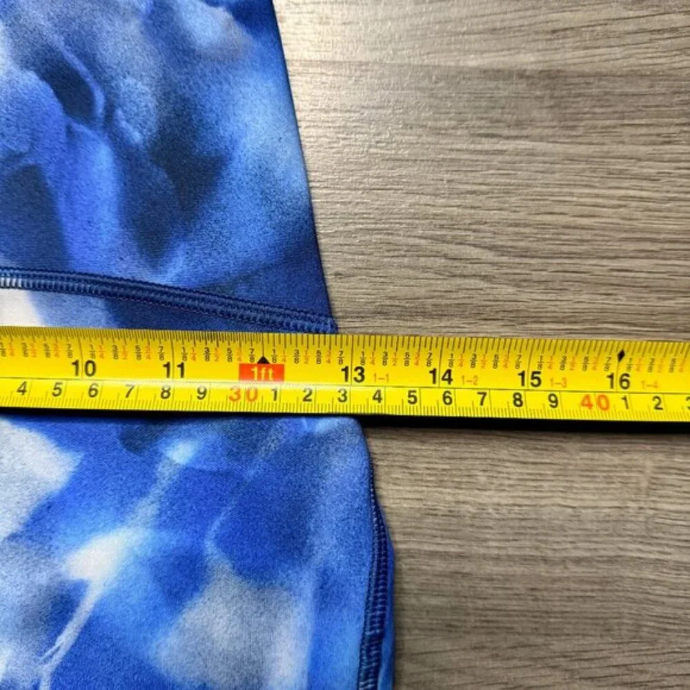 Lululemon Women's Train Times Crop 17 Leggings - Blue - Picture 7 of 8